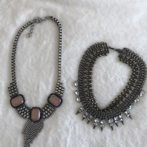 2 statement necklaces!